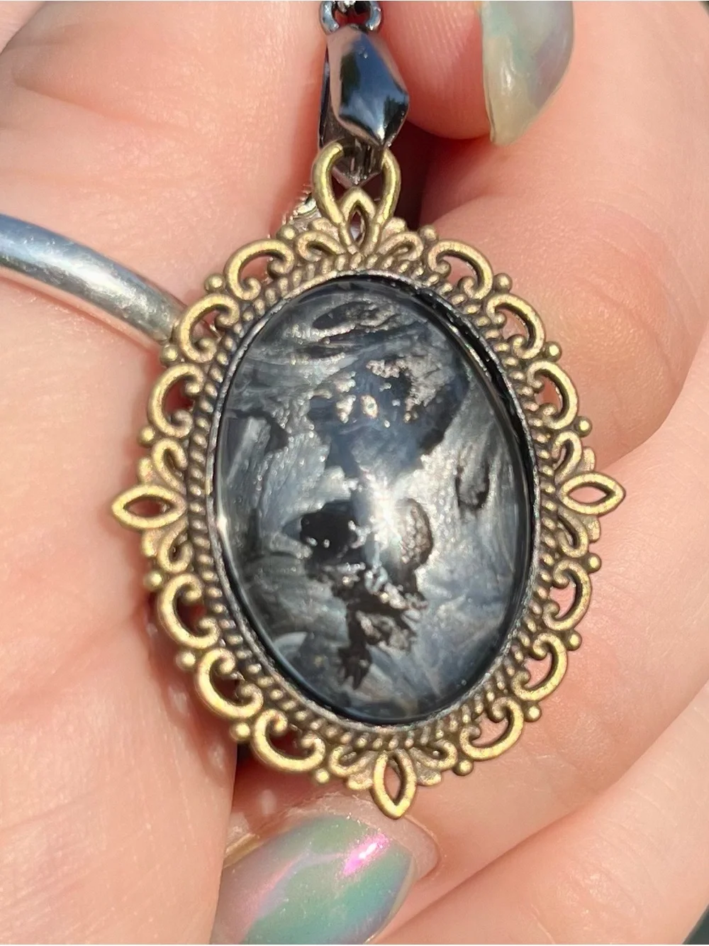 Hand Crafted black silver